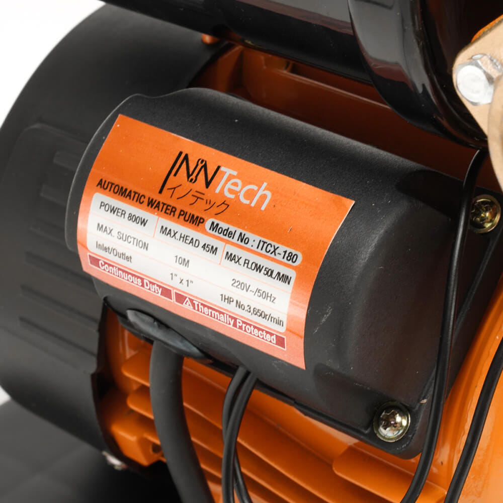 ปั๊มน้ำอัตโนมัติ INNTECH รุ่น ITCX-180 CX SERIES 800W ฝาครอบสีขาว_6